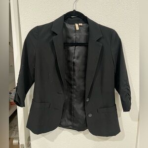 🌟🌻🍃🌴 🌿Black blazer with 3- quarter sleeves - XS